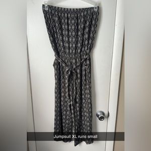 Strapless jumpsuit